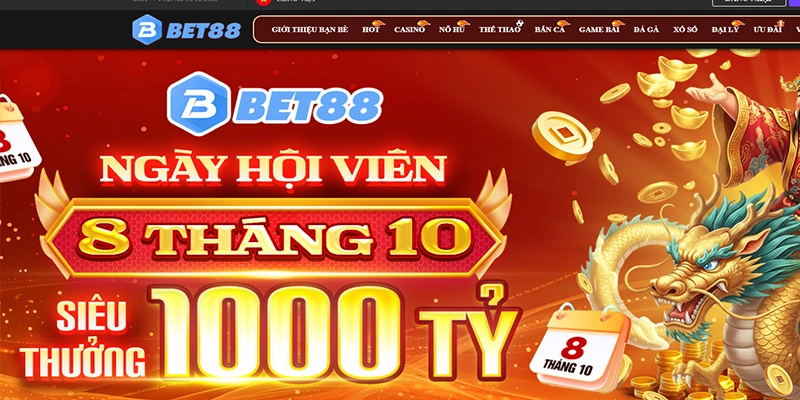 BET88 – Nhà cái cá cược trực tuyến uy tín, nạp rút nhanh Hướng dẫn sử dụng bet88